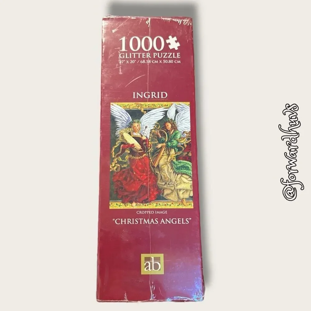 Christmas Angels Glitter Jigsaw Puzzle – 1000 Pieces